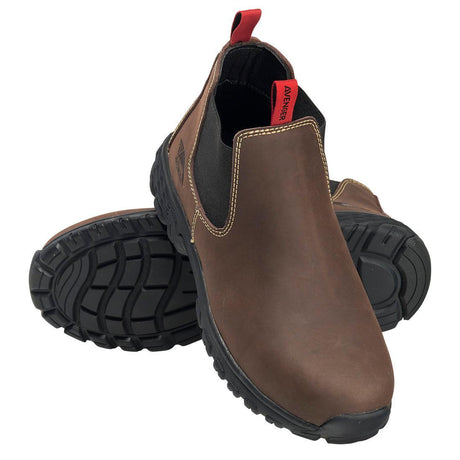 Avenger Flight Women’s Composite Toe SD10 Romeo Work Shoe – Brown A7040