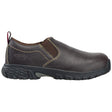 Avenger Flight Women’s SD10 Alloy Toe Slip-On Work Shoes – Brown Profile View