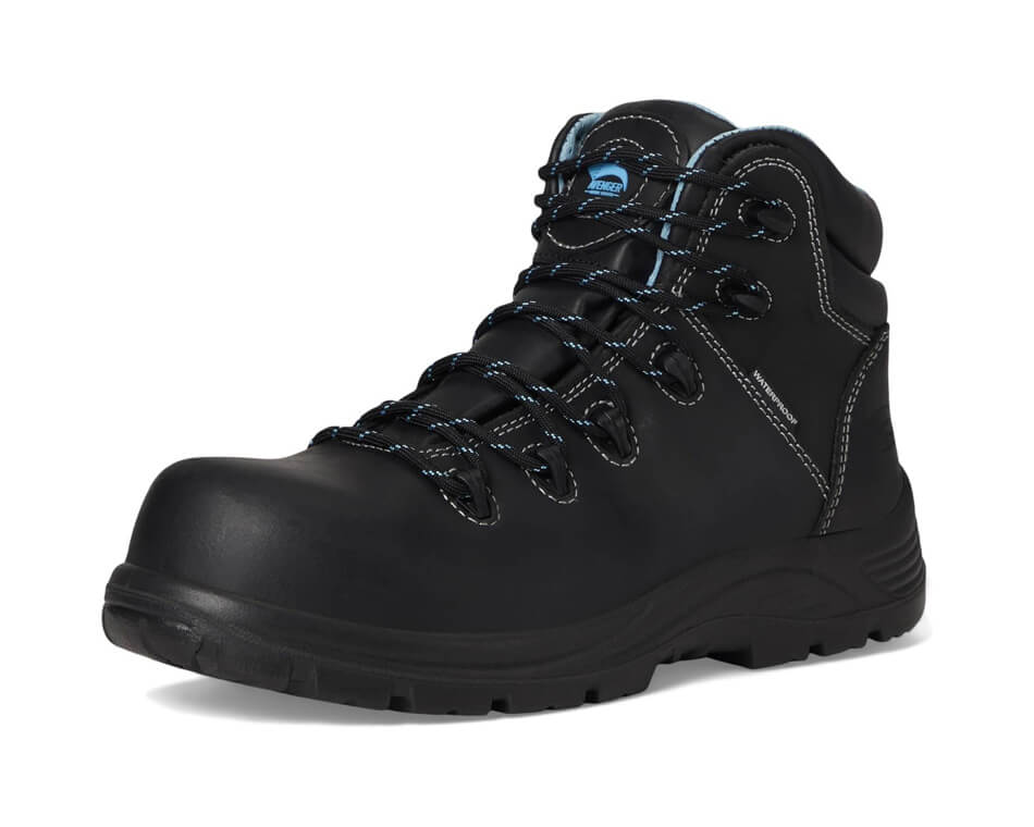 Avenger Framer Women’s Puncture Resistant Composite Toe Work Boots – Black A7127