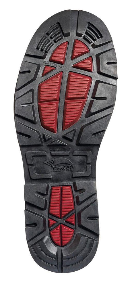 Avenger Hammer Waterproof Met Guard Carbon Toe 6" Work Boot – Chocolate Brown A7590 Medial Image