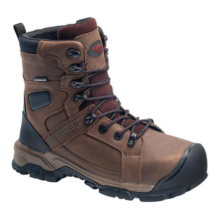 Avenger Ripsaw Puncture Resistant Alloy Toe 8" Boots - Brown A7333 Medial Image