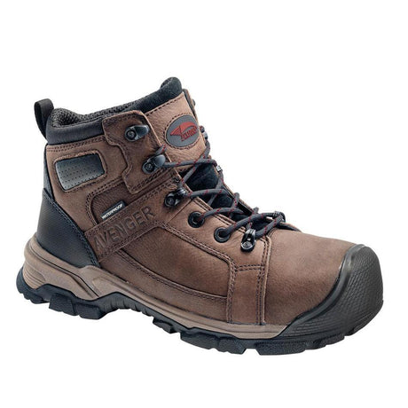 Avenger Ripsaw Puncture Resistant Alloy Toe Work Boots – Brown A7336 Medial Image