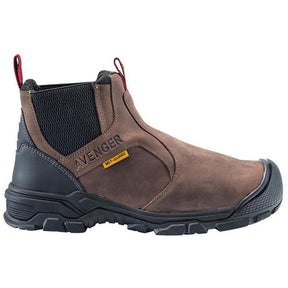 Avenger Ripsaw Met Guard Puncture Resistant Alloy Toe Chelsea Work Boot – Brown Profile View