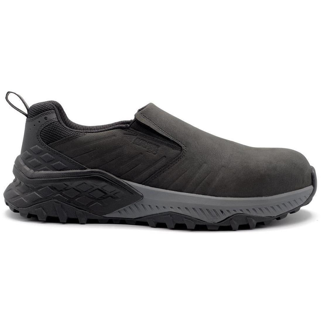 Avenger Summit Trail SD-10 Composite Toe Work Shoes – Black Profile View