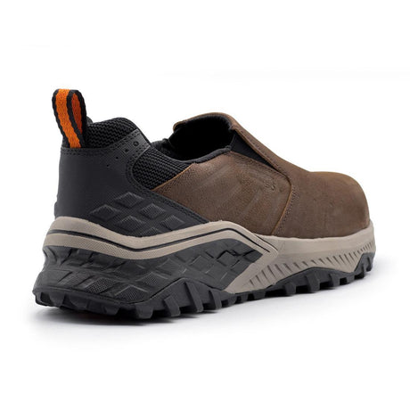 Avenger Summit Trail SD-10 Composite Toe Work Shoes – Dark Brown A8804 Heel Image