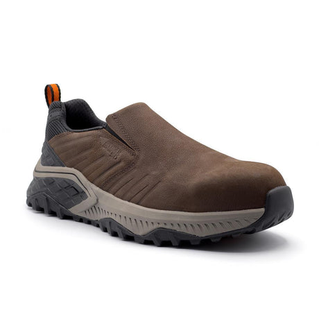 Avenger Summit Trail SD-10 Composite Toe Work Shoes – Dark Brown A8804 Medial Image