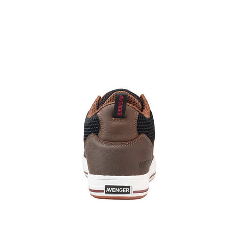 Avenger Swarm Aluminum Toe SD10 Work Shoes – Brown A712 Sole Image