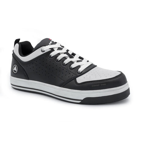 Airwalk Arena Women’s Composite Toe Work Shoes – Black/White 2