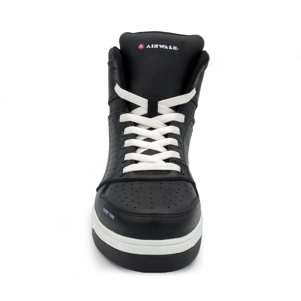 Airwalk Arena Mid Composite Toe Work Shoes – Black/White 6