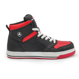 Airwalk Arena Mid Composite Toe Work Shoes – Black/Red 1