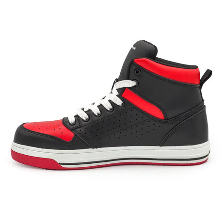 Airwalk Arena Mid Composite Toe Work Shoes – Black/Red 6