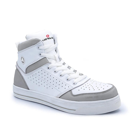 Airwalk Arena Mid Composite Toe Work Shoes – White/Gray 2