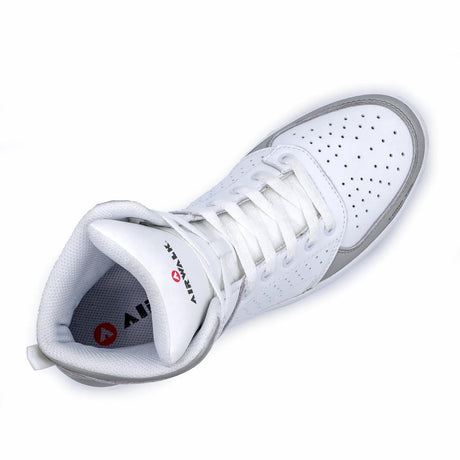 Airwalk Arena Mid Composite Toe Work Shoes – White/Gray 4