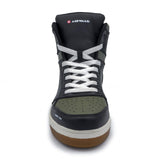 Airwalk Arena Mid Composite Toe Work Shoes – Black/Olive 6