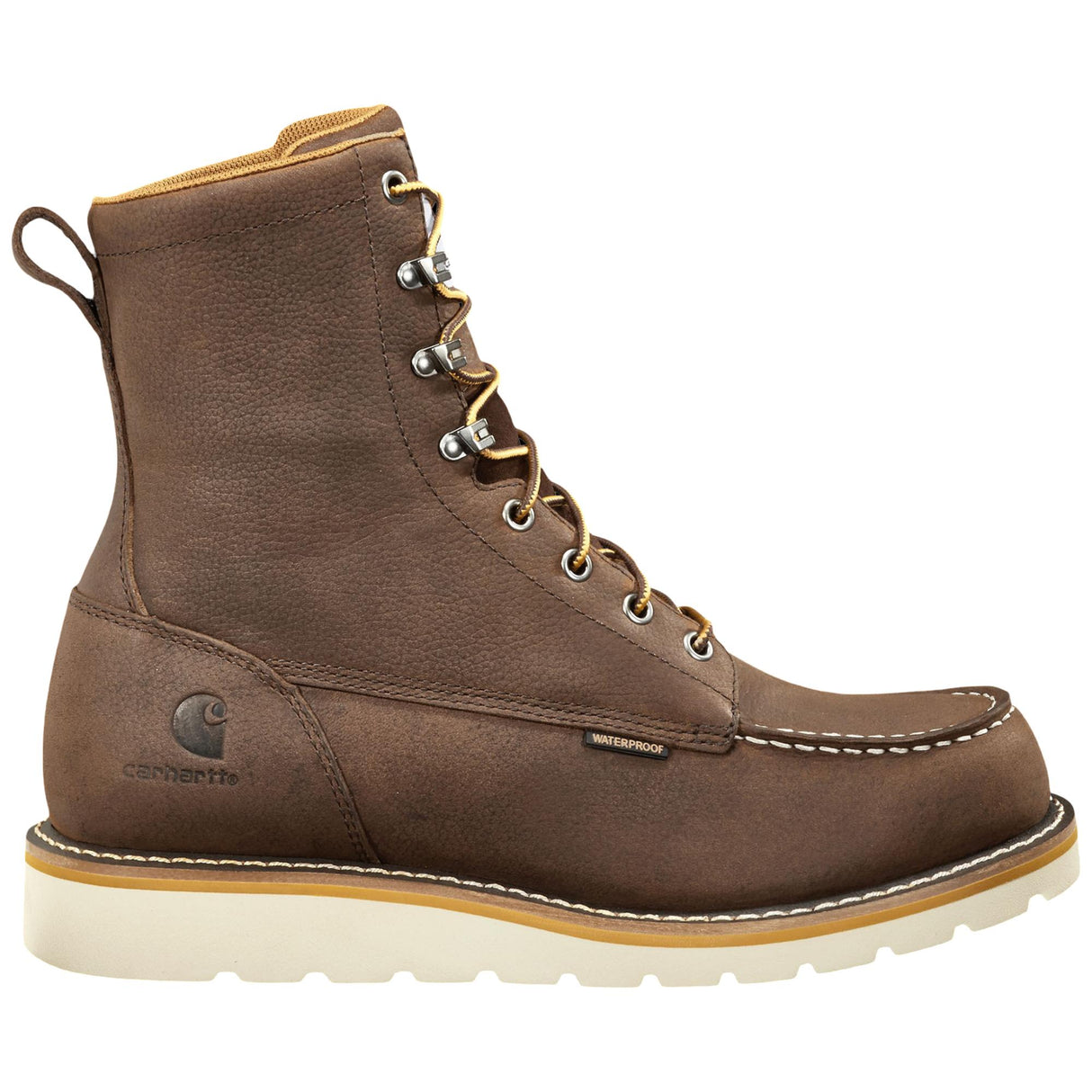 Carhartt 8" Waterproof Moc Toe Wedge Boot - Dark Brown cover