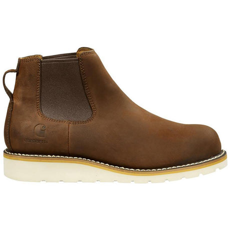 Carhartt 5" Women's Chelsea Wedge Soft Toe Pull-On Boot Dark Brown Profile View