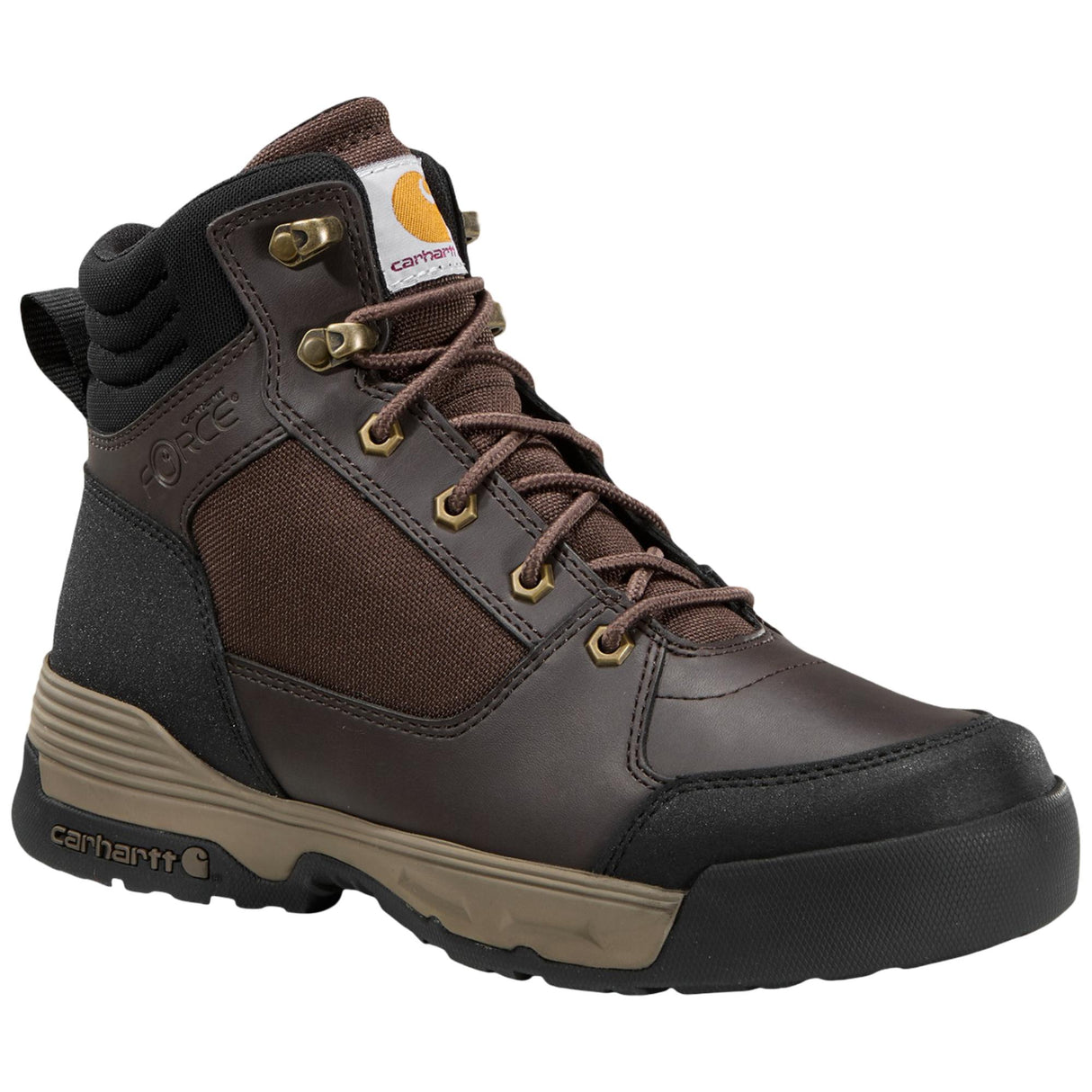 Carhartt Force HD 6" Soft Toe Work Boot - Dark Brown side image