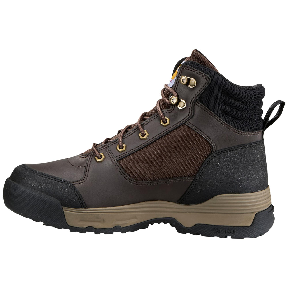 Carhartt Force HD 6" Soft Toe Work Boot - Dark Brown sole image