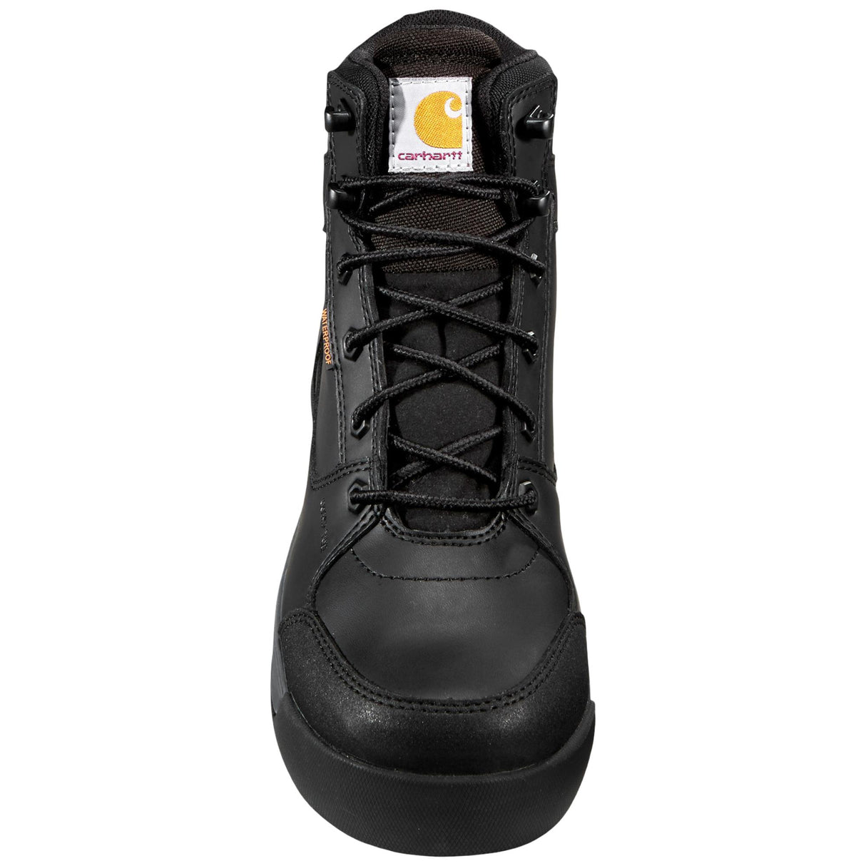Carhartt Force HD 6" Waterproof Comp Toe Boot - Black front view
