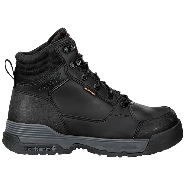 Carhartt Force HD 6" Waterproof Comp Toe Boot - Black cover