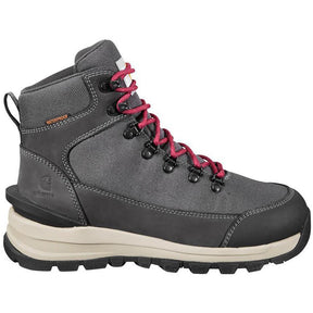 Carhartt 6" Women's Gilmore Waterproof Alloy Toe Work Boot Dark Grey Profile View