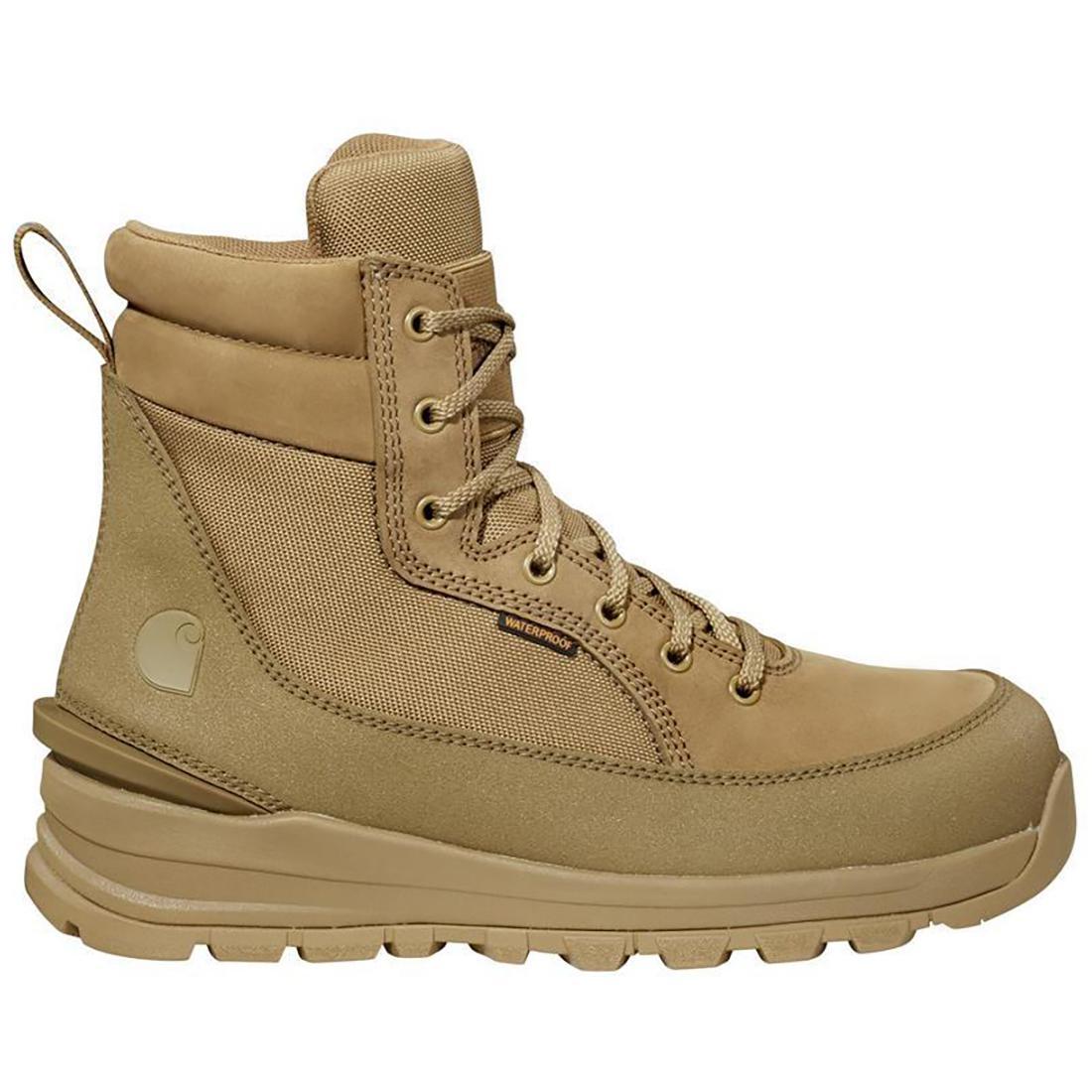 Carhartt 6" Gilmore Waterproof Soft Toe Boot Coyote Profile View
