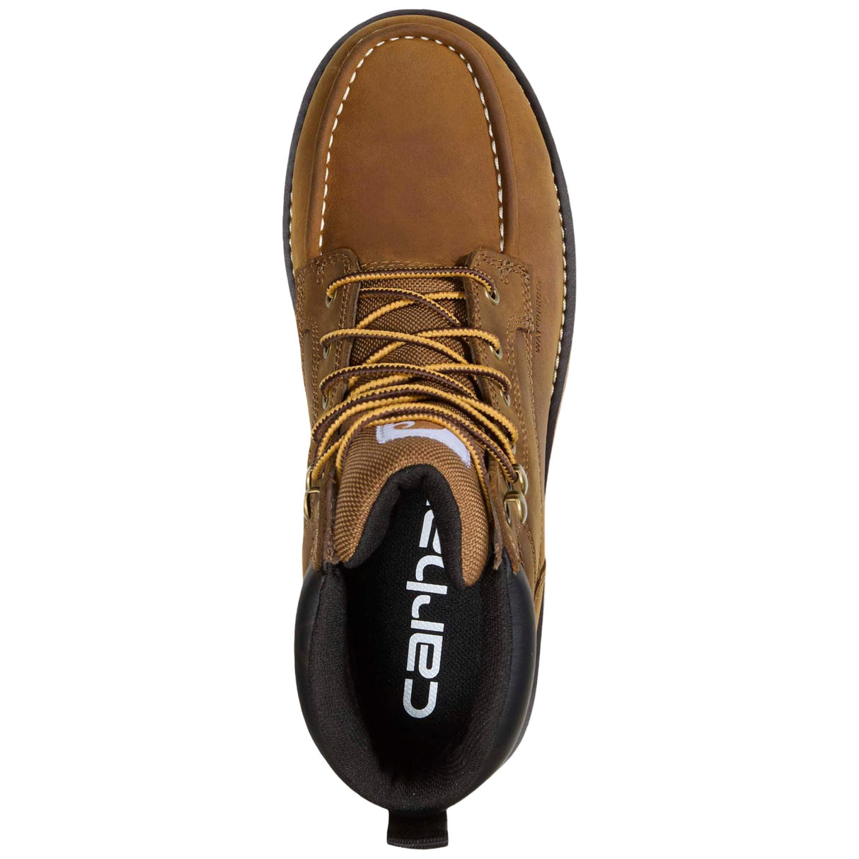 Carhartt Grafton 6" WP Steel Moc Toe Boot - Dark Tan front view