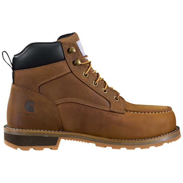 Carhartt Grafton 6" WP Steel Moc Toe Boot - Dark Tan cover
