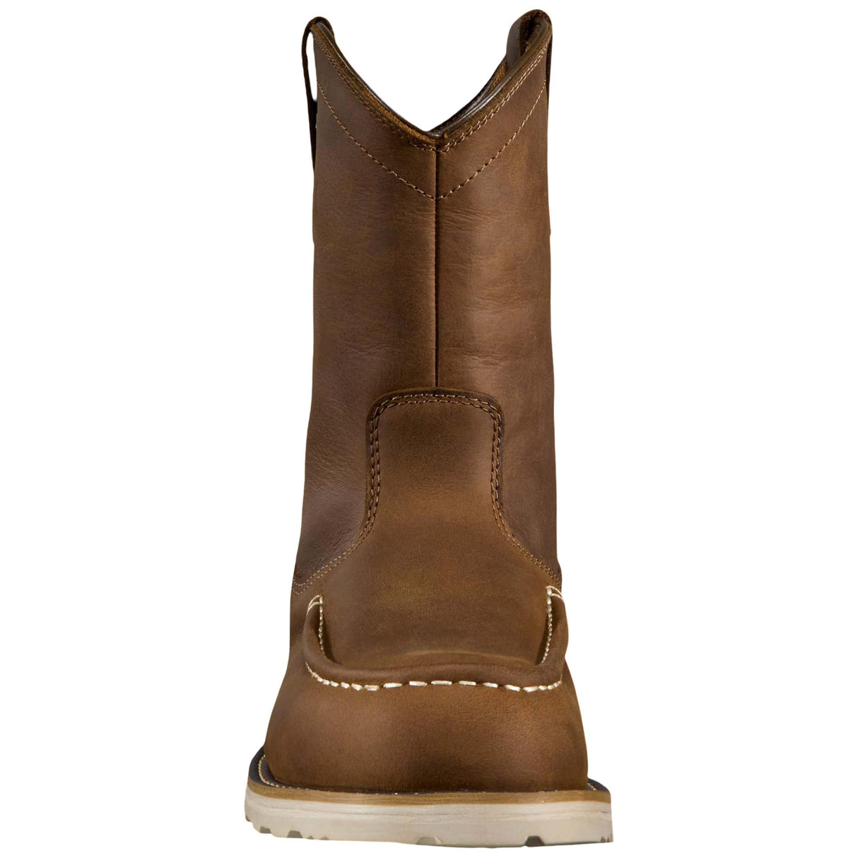 Carhartt Grafton WP Steel Moc Toe Wellington - Brown back side
