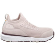 Carhartt Women's Haslett 3 Inch Nano-Toe ESD Work Shoe Light Pink Profile View
