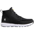 Carhartt Haslett 5 Inch Soft-Toe Canvas Moc Toe Chukka Boot Black Profile View