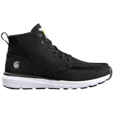 Carhartt Haslett 5 Inch Soft-Toe Canvas Moc Toe Chukka Boot Black Profile View