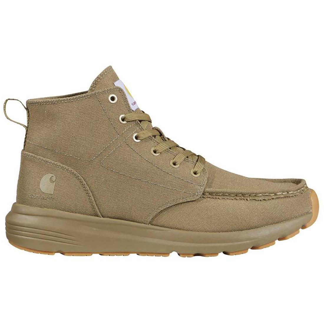 Carhartt 5" Haslett Moc Toe Canvas Soft-Toe Chukka Coyote Profile View