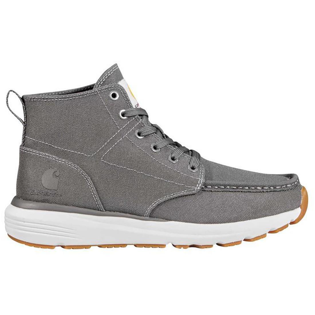 Carhartt Haslett Moc Toe Canvas Chukka Grey – Steel Toes Carhartt Haslett Moc Toe Canvas Chukka Grey – Steel Toes