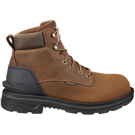 Carhartt 6" Ironwood Waterproof Soft Toe Boot Brown Profile View