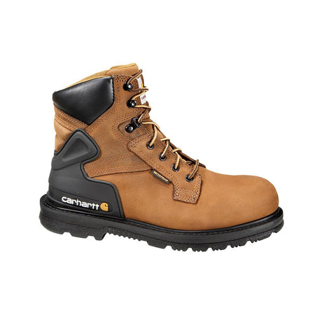 Carhartt 6" Heritage Waterproof Steel Toe Work Boot Brown CMW6220 side