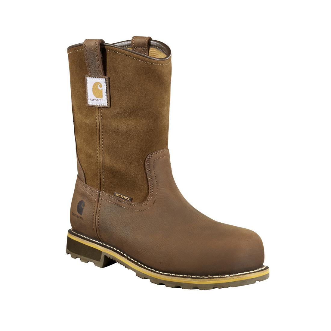 Carhartt Traditional Welt WP Nano Toe Boot Brown – Steel Toes
