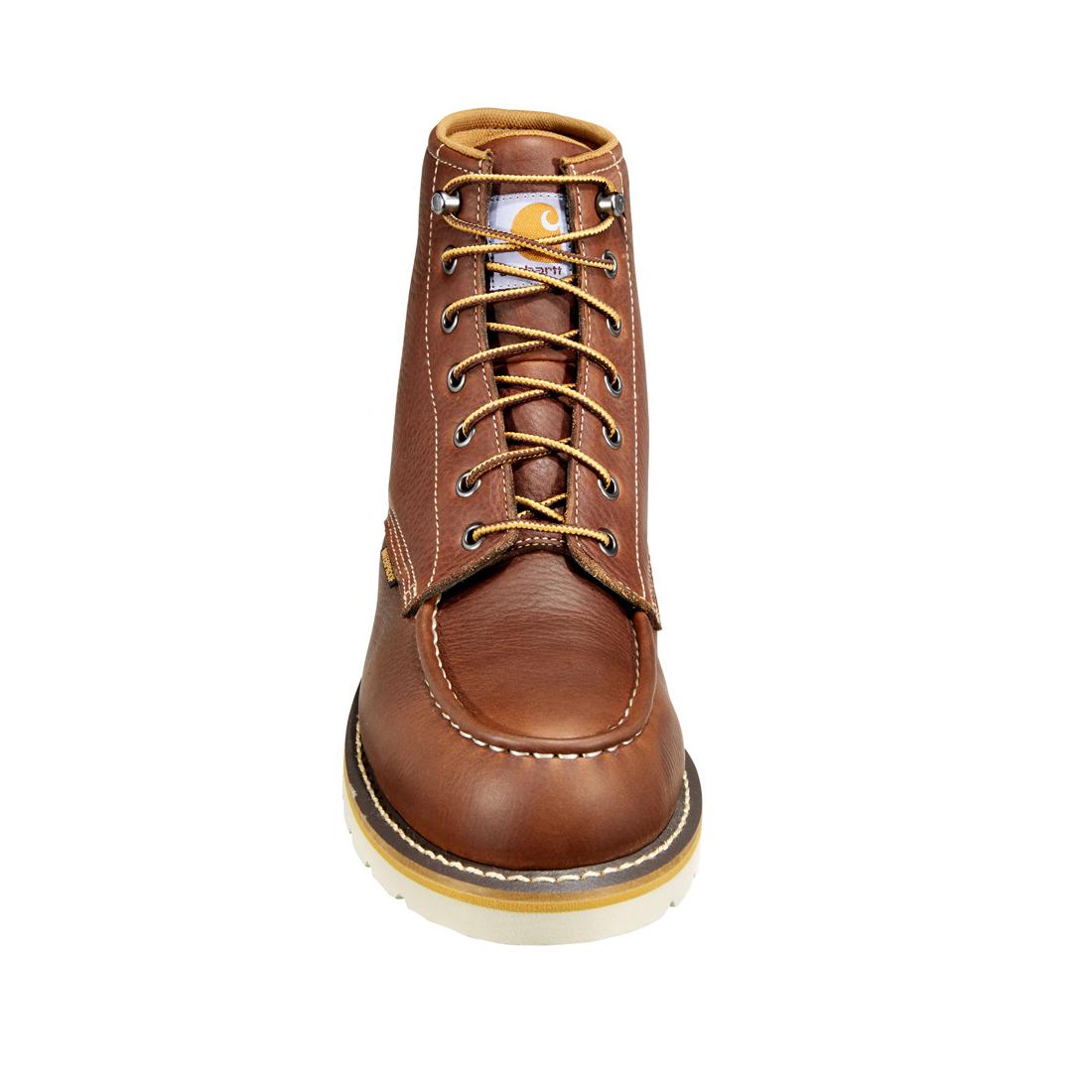 Carhartt WP Moc Toe Wedge Boot Red Brown – Steel Toes