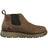 Steel Toes B2B - 4" Millbrook Soft-Toe Romeo Wedge Boot Brown Profile View