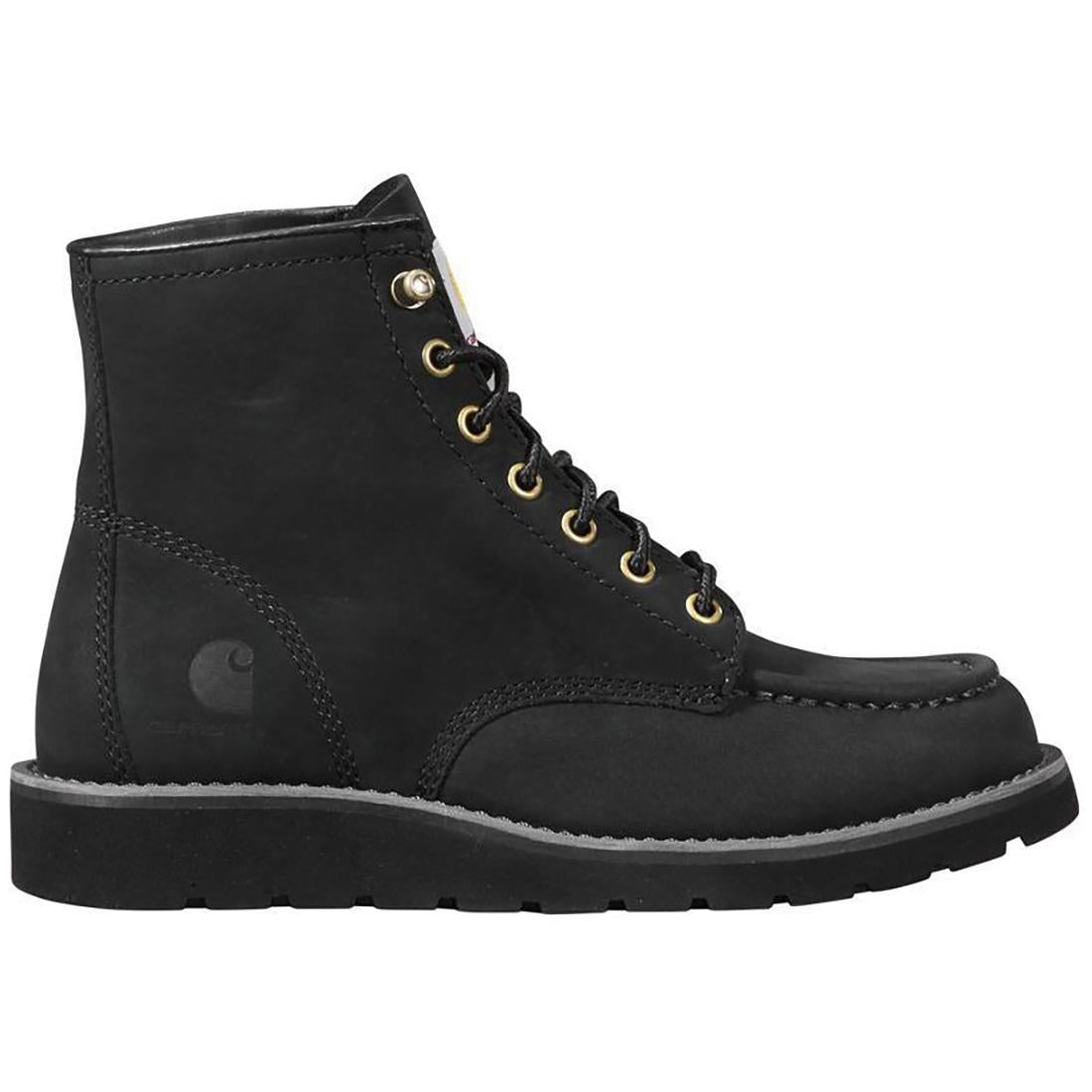 Carhartt Moc Toe Wedge Boot Black – Steel Toes