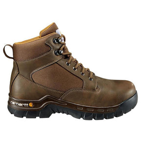 Carhartt 6" Rugged Flex Steel Toe Work Boot Dark Brown Profile View