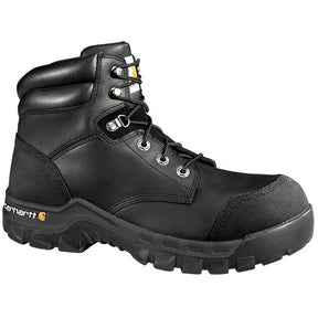 Carhartt 6" Rugged Flex Waterproof PR Composite Toe Work Boot Black Profile View