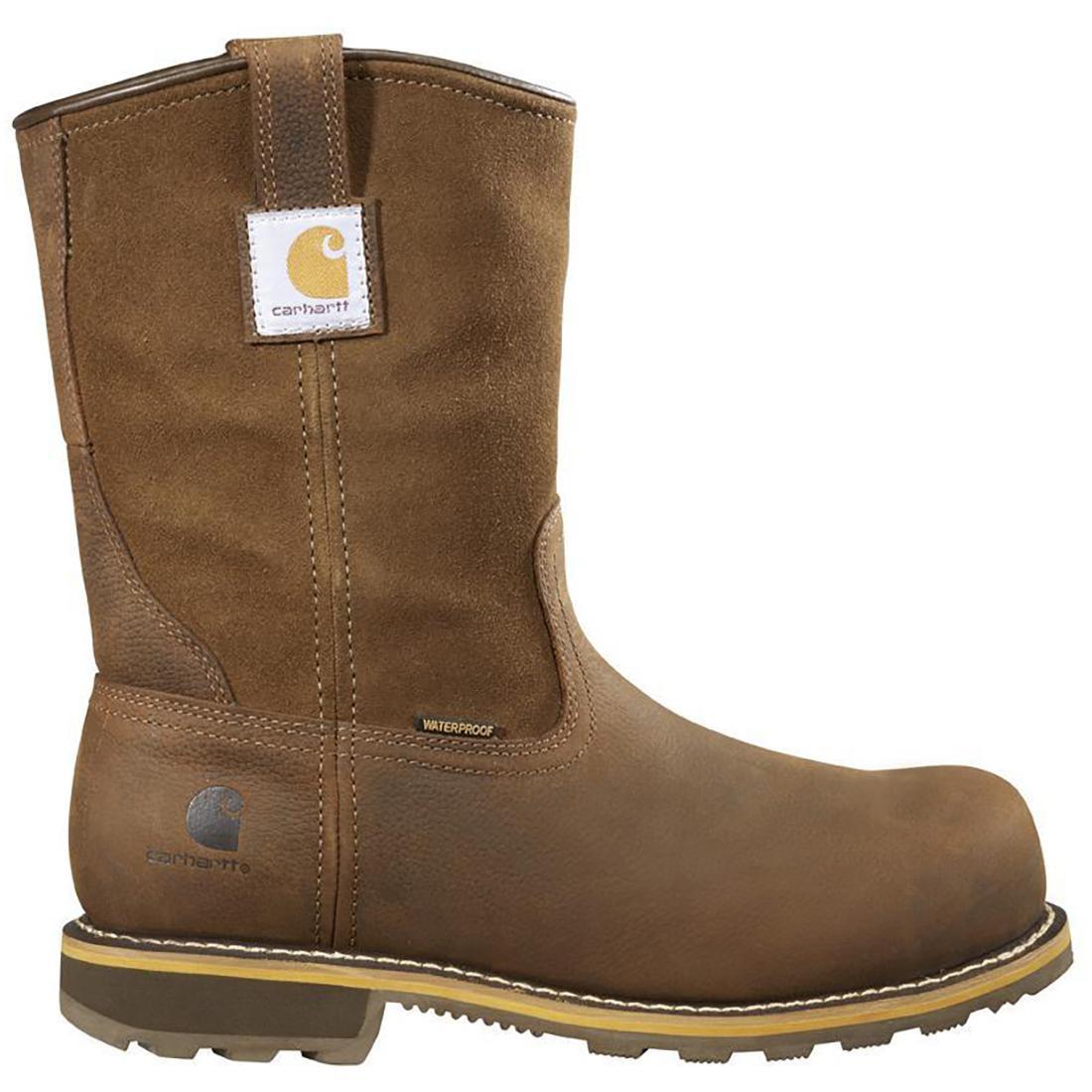 Carhartt Traditional Welt WP Nano Toe Boot Brown – Steel Toes