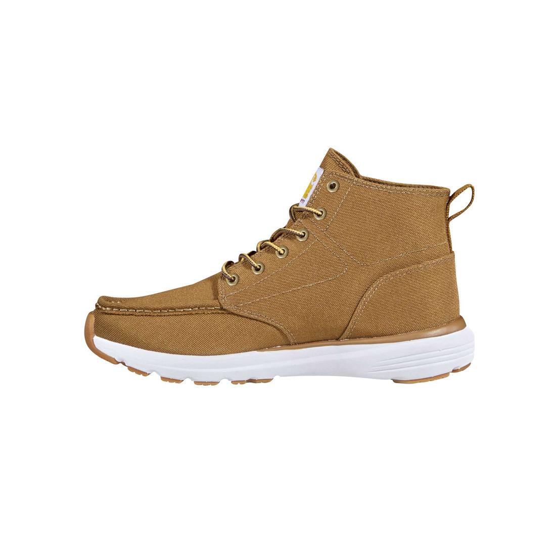 Carhartt Women's Haslett Moc Toe Canvas Chukka Brown – Steel Toes