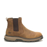 Caterpillar Exposition Alloy-Toe Chelsea Work Boot Brown P91369 Profile