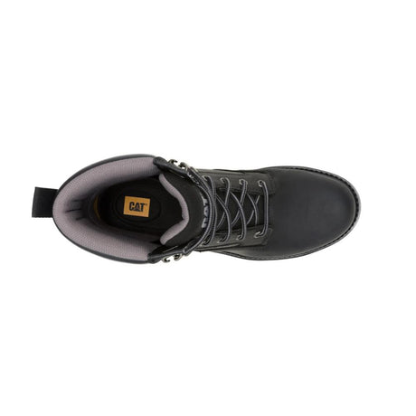 Caterpillar Men's 247 6-Inch Steel Toe Boot Black - Top View