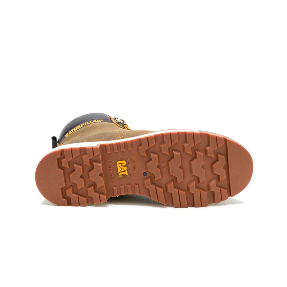 Caterpillar Men's 247 6-Inch Steel Toe Boot Pyramid - Outsole View