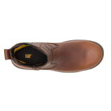 Caterpillar Abbey Women’s Steel-Toe Chelsea Work Boot Brown P91027 Front Image