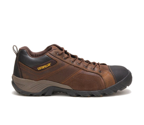 Caterpillar Argon Composite-Toe Work Shoe Dark Brown P89957 Profile