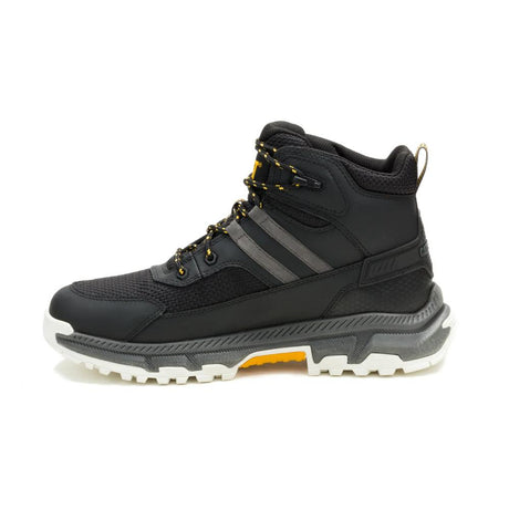 Caterpillar Men's Booster Vent Soft Toe Boot Black - Medial View